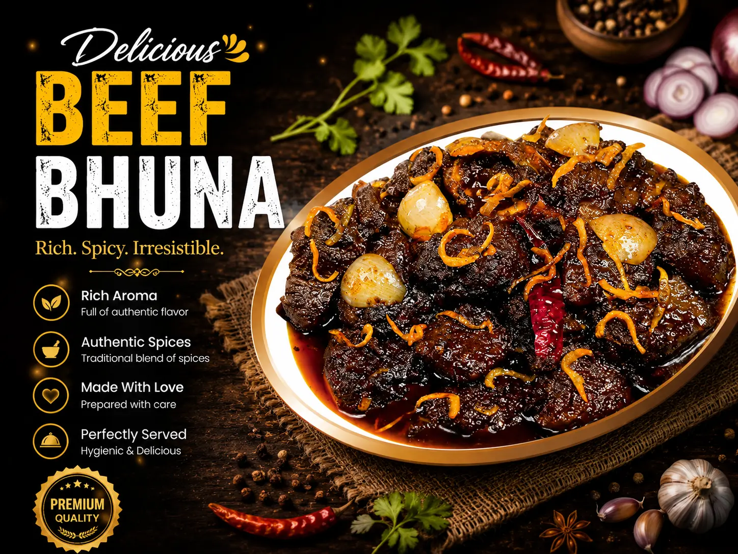 Beef Kala Bhuna